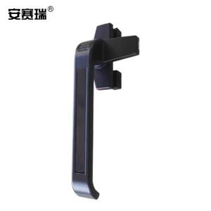 安赛瑞 铝合金窗户执手 38型窗执手 平开窗推拉门窗单点把手 黑色 左执手 311109