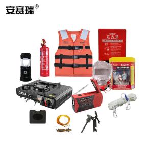 安赛瑞 防灾人防应急物资 应急救援包 户外自驾旅行急救自救包 豪华套组 311158