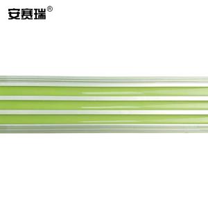 安赛瑞 防滑条 100*5*2cm 铝合金底座 夜光 绿色 1m/根