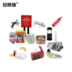 安赛瑞 防灾人防战备应急物资  应急救援包 户外自驾旅行急救自救包 豪华款 311149