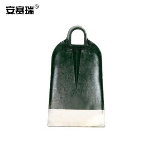 安赛瑞 锄头 开荒翻地农用除草方大锄头 30×17.5cm 钢制园林园艺锄头 軍印 27099