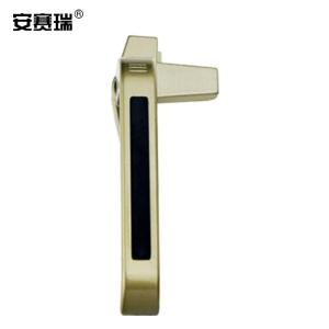 安赛瑞 铝合金窗户执手 38型窗执手 平开窗推拉门窗单点把手 香槟色 左执手 311113