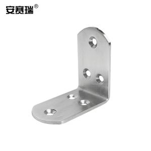 安赛瑞 不锈钢直角角码 L型连接件角铁支架 90度直角固定角铁 38×65×2.8mm(4个装)22504