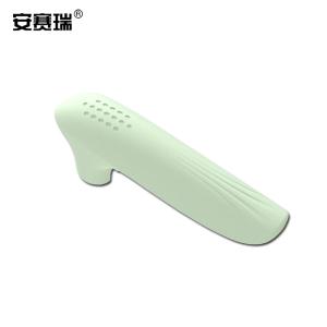 安赛瑞 硅胶把手保护套 安全门把手防撞套(2个装)房间门拉手垫教育机构门拉手防磕碰垫 绿色 25945