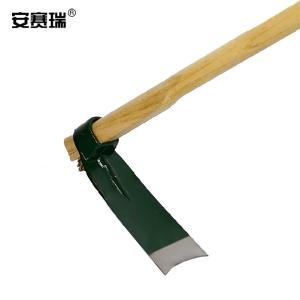 安赛瑞 锄头 开荒翻地农用除草条锄头 1.4米椿木长柄锄头 钢制园林园艺锄头 軍印 27103
