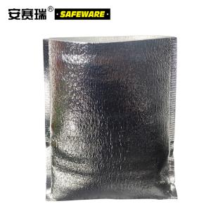 安赛瑞 一次性铝箔保温袋 加厚铝箔保温保冷袋 保温隔热袋 一次性隔热包 40×30cm(50个装) 23607