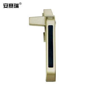 安赛瑞 铝合金窗户执手 38型窗执手 平开窗推拉门窗单点把手 香槟色 右执手 311114