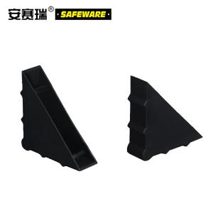 安赛瑞 三角形塑料防撞护角包角 玻璃大理石家具运输防撞包角护角保护套 黑色 50×50×12mm(200个装)23568