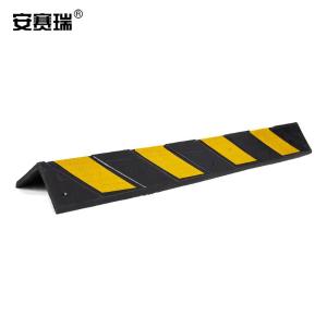安赛瑞 橡胶护角直角 停车场地下室车库轮廓标 反光防撞条护墙角 800x100x8mm 310997