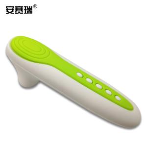安赛瑞 硅胶把手保护套 加厚螺旋门把手防撞保护套(2个装) 房间门拉手垫门拉手防磕安全用品 绿色 25948