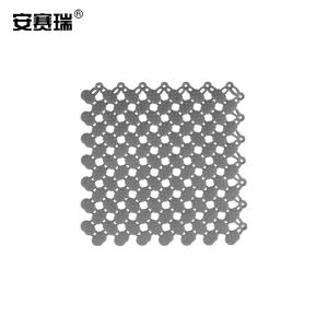 安赛瑞 浴室淋浴房防滑垫 脚垫止滑垫子 自由拼接 浅灰色20x20cm 4片装 淋浴卫生间儿童 310135