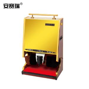 安赛瑞 擦鞋机 自动擦鞋机 商用酒店宾馆公司大堂立式电动刷皮鞋器 洗鞋机擦鞋器 钛金色26737