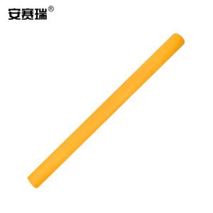 安赛瑞 圆管状防撞条(黄色)防撞缓冲棉 安全防护条 圆形栏杆扶手防撞棉 1个装 中号 300003