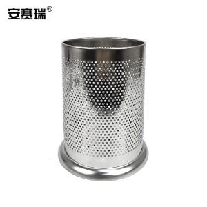 安赛瑞 不锈钢存储架 置物架沥水架 餐具收纳桶筷子筒 密孔款 大号 26371