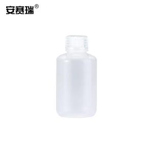 安赛瑞 小口试剂瓶 实验室塑料密封窄口细口样品瓶 100mL透明