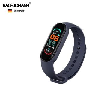 BACHJOHANN 德国巴赫M6智能手环多功能运动电子手表久坐提醒动态 智能运动手环