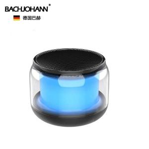 巴赫约翰S17无线蓝牙音箱HIFI高保真音效重低音炮音响户外便携手持七彩灯插卡TF卡 三种灯光模式