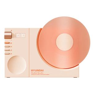 HYUNDAI时光黑胶唱片时钟蓝牙音箱YH-F170
