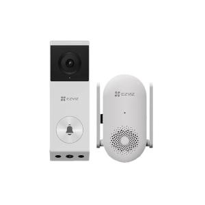 萤石EP3X可视门铃双摄 300万像素+200万像素 双摄像头家用监控 智能门铃摄像机 电子猫眼 萤石白