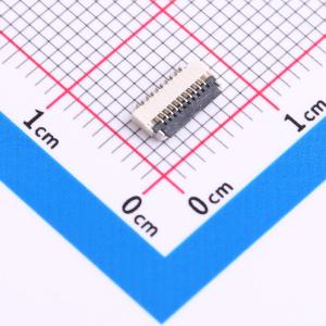 翻盖式 下接 P数:10P 间距:0.5mm