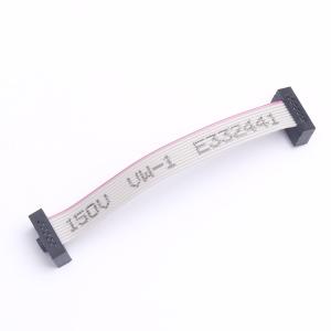 DGYZC(扬展康)红边灰排线UL2678 30# 10P 两端压IDC1.27/10P 二件式 黑 L=50mm 不含头