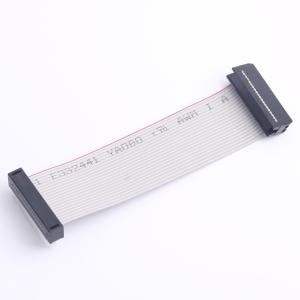DGYZC(扬展康)红边灰排线UL2651 28# 一端压FD2.54/20P二件式,另一端压IDC2.54/20P 二件式 L=103mm含头