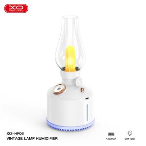 XO-HF06 煤油灯风格 多彩氛围夜灯加湿喷雾器 白色