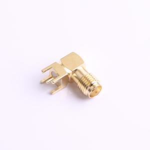 内孔 SMA-K Bended Q4 ,DIP 弯头RF射频同轴连接器