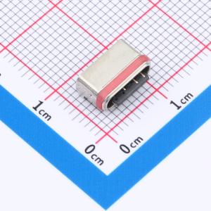 Type-C6P防水母座5.7L板上两脚IP67锌合金