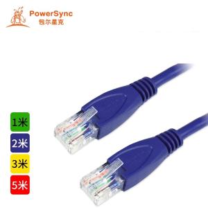 powersync(包尔星克) ECL-C1 超五类网线交错式 单色 双绞 百兆 铜包铝  绿色  1米