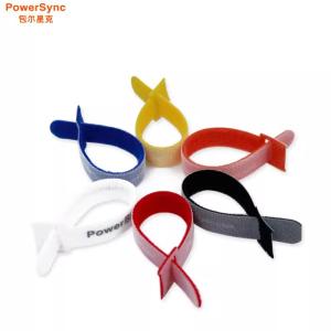 powersync(包尔星克) CTM-C03R 3入紮扣式双面魔鬼氈理线带(红)