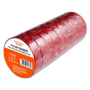 powersync(包尔星克) BTB-202 10入PVC电气绝缘胶带 红色 0.15mm*18mm*20m