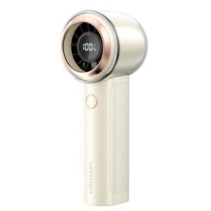 威迅PBA系列USB5V100档无级调速手持高速风扇数显款米色