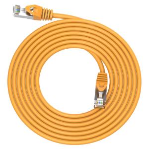 威迅6SSTP系列超六类双屏蔽跳线黄色0.3米