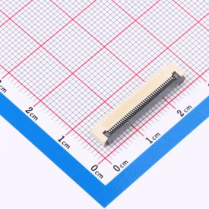间距:0.5mm P数:40P 翻盖式 下接