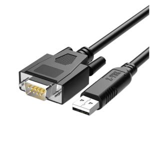 Z-TEK(力特) ZS-0509 USB2.0转RS232数据线 FTDI芯片 8M 黑色