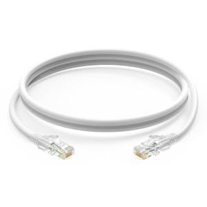 兆龙E系列 U/UTP CAT5E 4PR PVC(CM)RJ45网络跳线 0.5M 26AWG 透明尾套 灰色ZL7201316