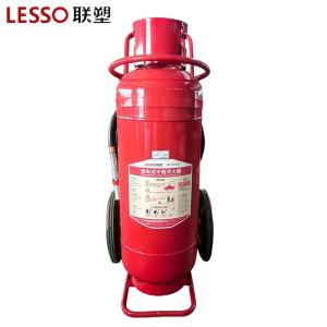 联塑50kg推车式干粉灭火器 50公斤干粉灭火瓶 大型灭火器灭火装置MFT/ABCE50