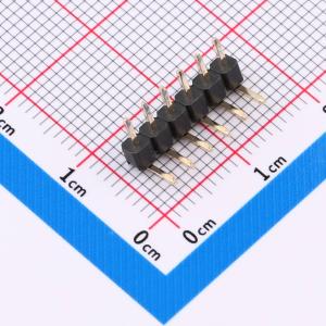1x6P 间距:2.54mm 方针 弯插
