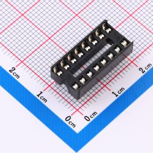 间距2.54mm P数:16P