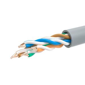 兆龙C系列 U/UTP 100MHz 4PR 25AWG PVC 灰色