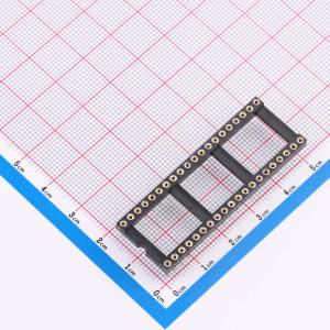 间距2.54mm P数:40P 圆孔