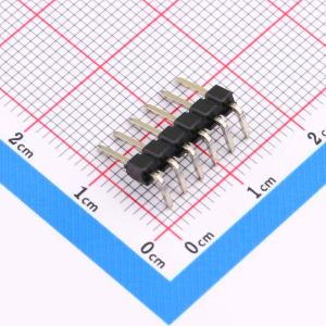 2.54-1*6P反弯排针商品缩略图