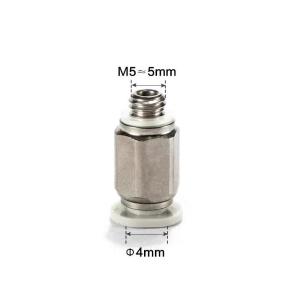 嘉辰螺纹直通-迷你型气动接头PC4M5-M