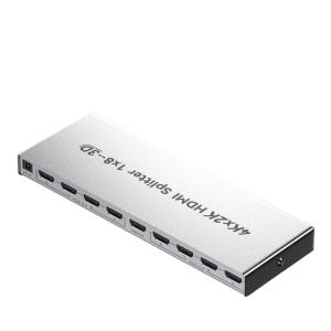 帝特(DTECH) hdmi分配器一分二 一进二出4K高清分屏器 笔记本电脑电视盒子投影仪1分2同屏 [1进8出]DT-7148B (MS)