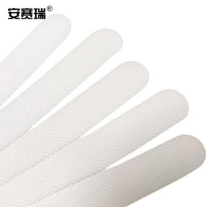 安赛瑞 透明防滑贴 楼梯台阶地面防滑条无色无渣防滑贴(12条装)免剪裁自粘式防滑条 2×38cm 25801