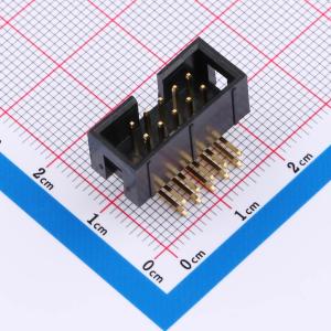 黑色 2.54mm 2x5P 排数:2 每排P数:5