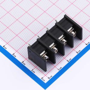 9.5mm 1x4P 每排P数:4 排数:1 直针 中脚