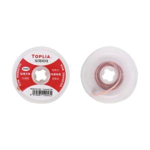 TOPLIA(拓利亚)吸锡网线    2.0mm*1.5m宽2.0mm长度1.5m;纯铜锡线;扁压工艺;助焊防氧化