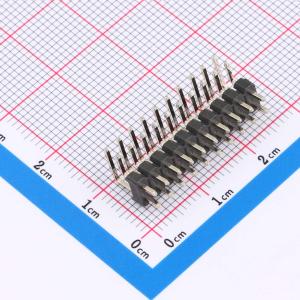 2x10P 间距:2.54mm 方针 弯插